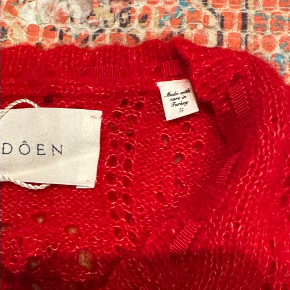 NWT DOEN Cosette Cardigan, s - Picture 4 of 7